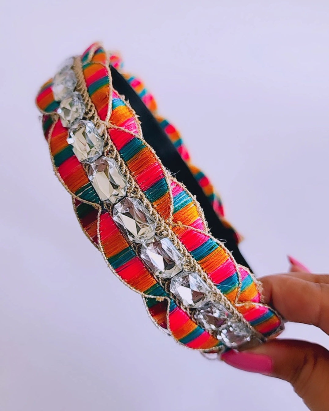 Curvy Bright Embellished Hairband