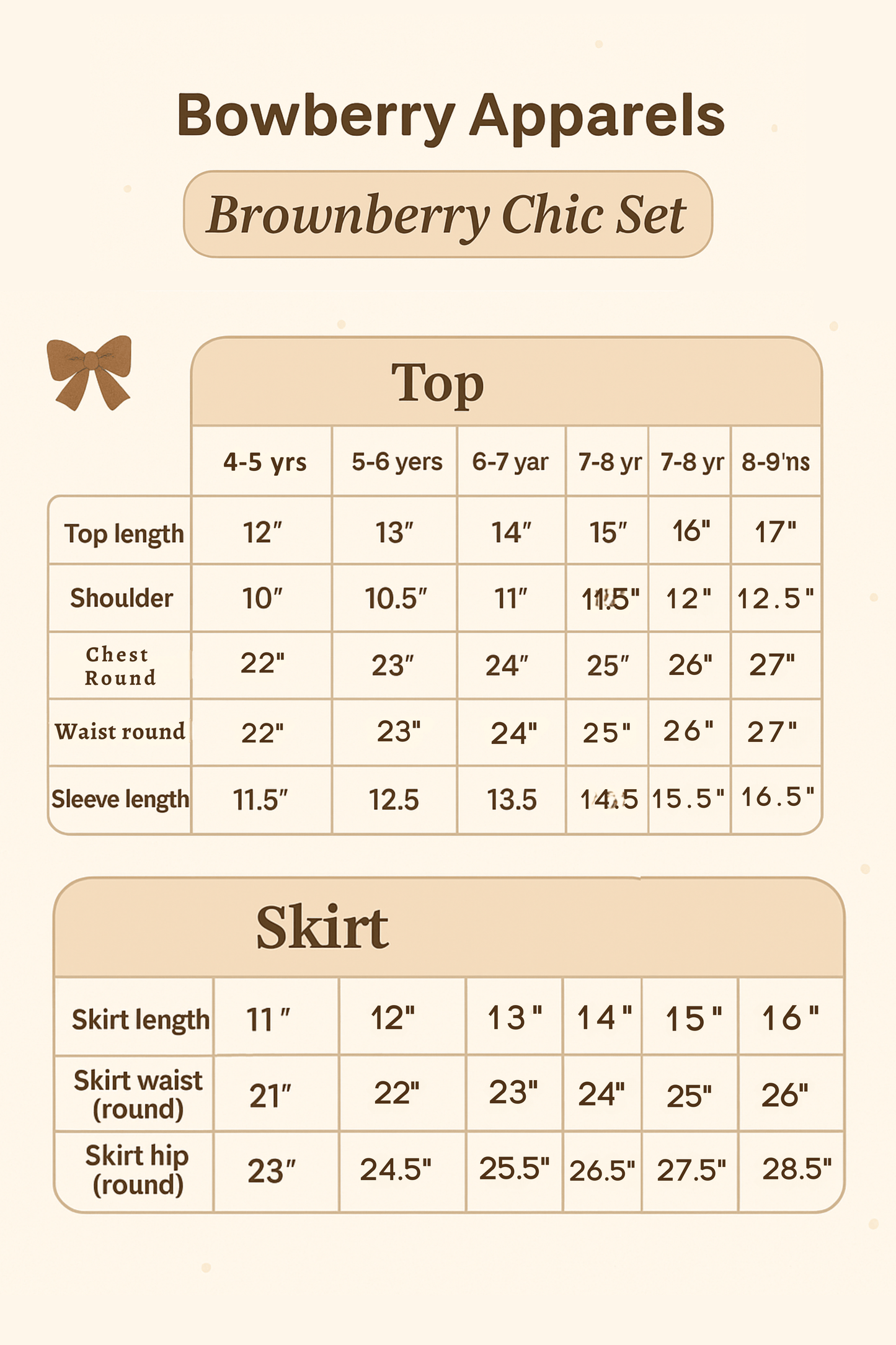 Brownberry chic set
