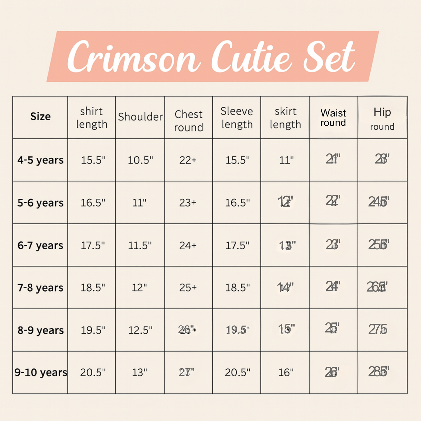 Crimson Cutie set