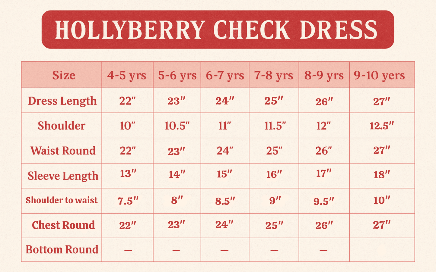 Hollyberry check dress
