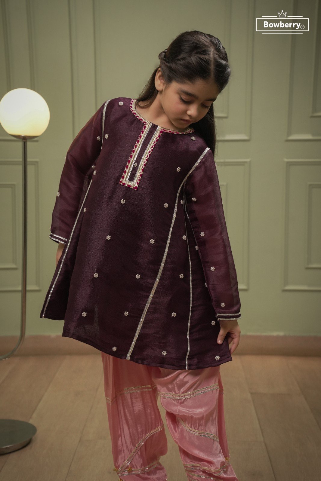 Purple plum gota set