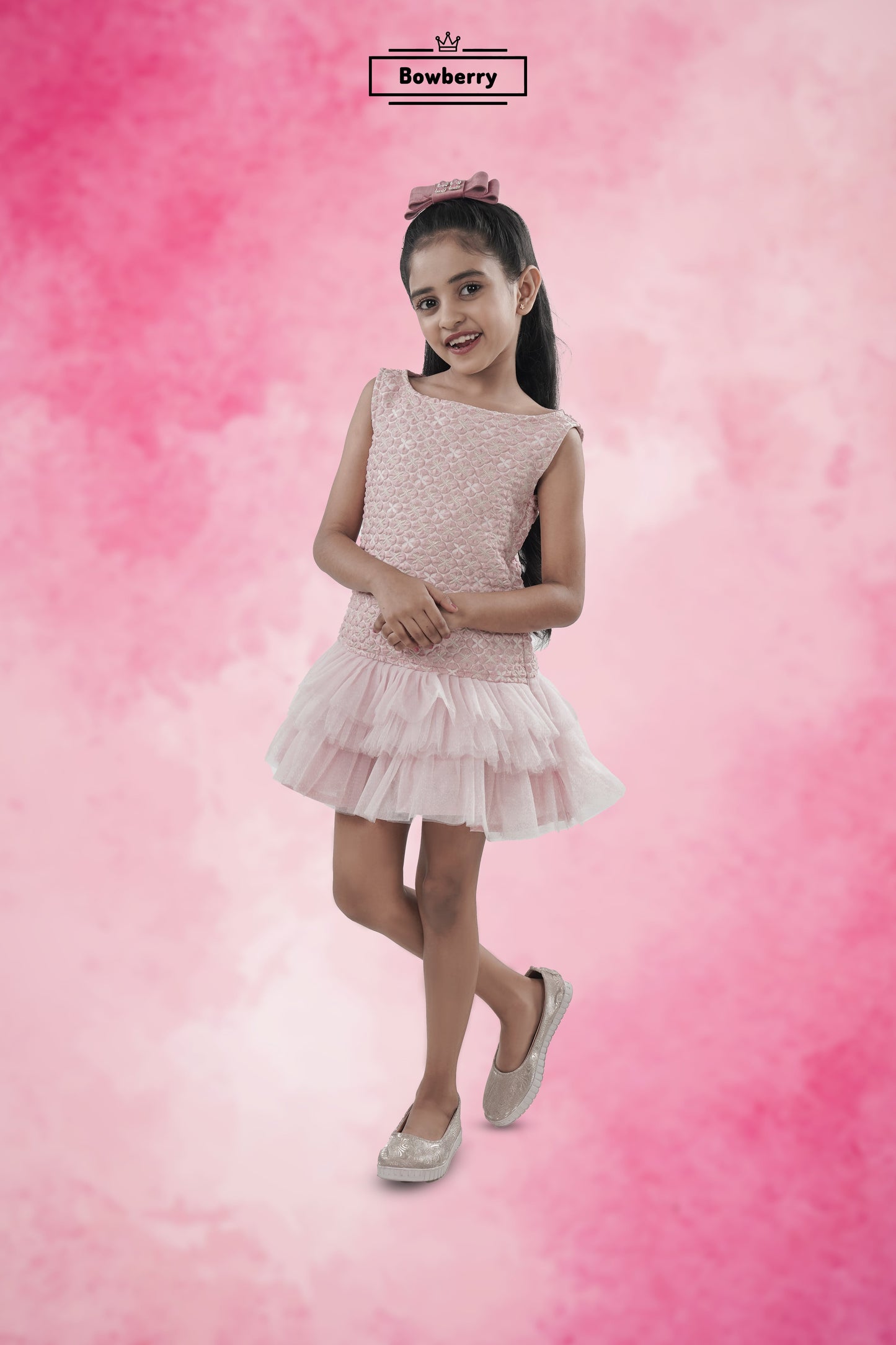 Rosy Ruffle Princess dress