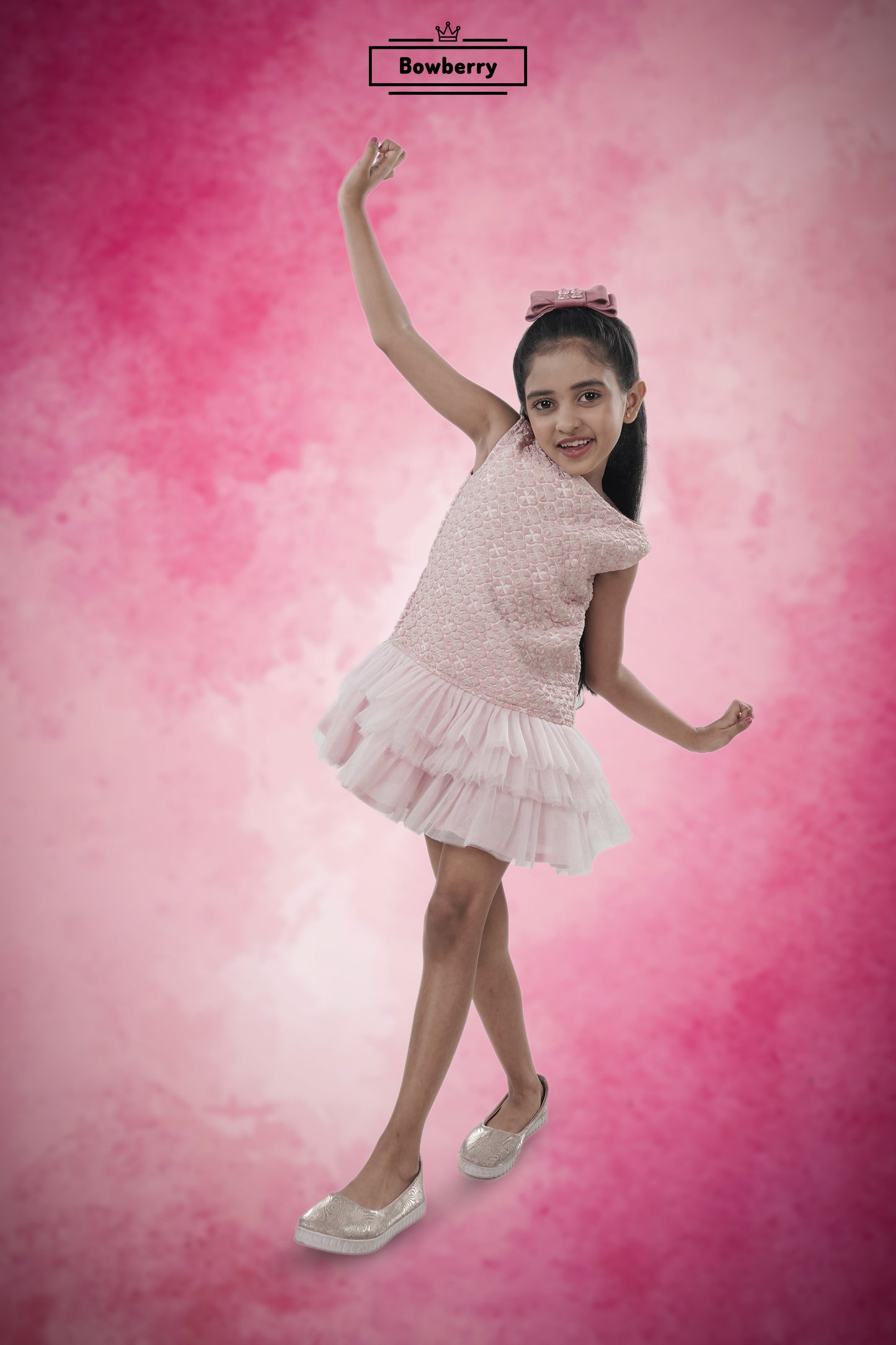 Rosy Ruffle Princess dress