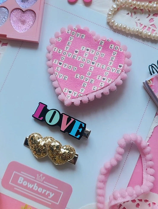 Peice of my Heart Clip Set
