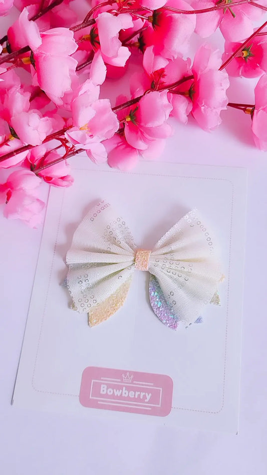 Fairy Netted bow clip
