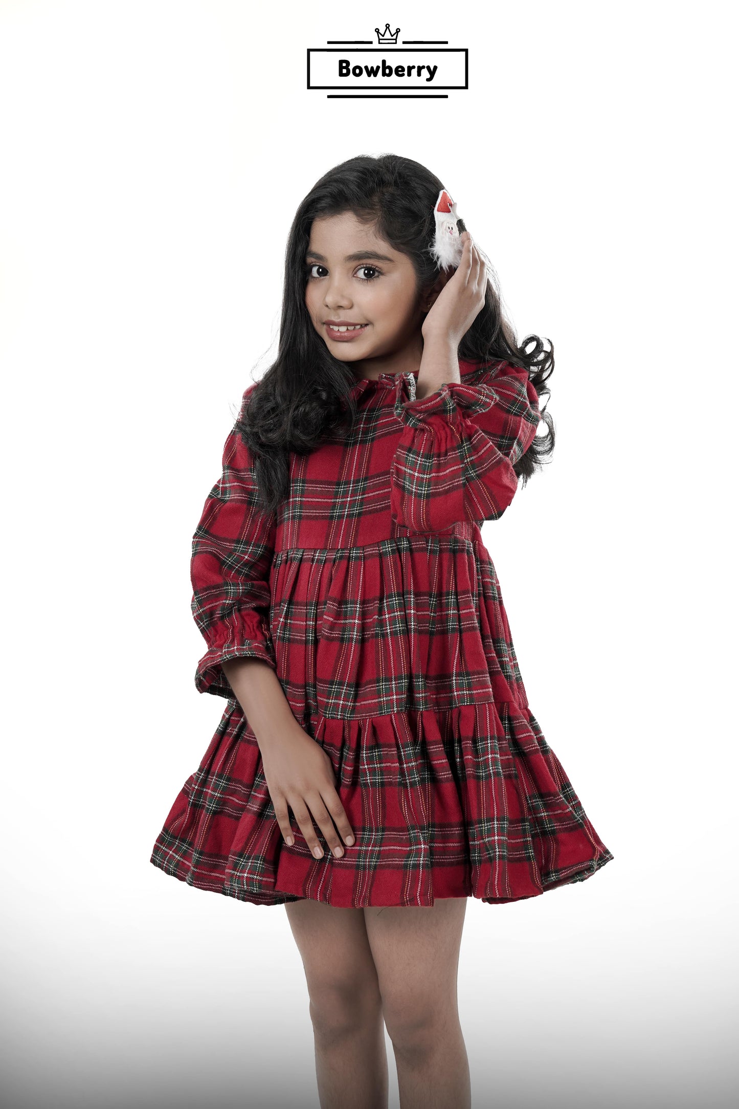 Hollyberry check dress